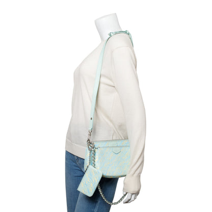 Louis Vuitton Water Green Monogram Empreinte Summer Stardust Multi-Pochette Accessoires w/ Straps
