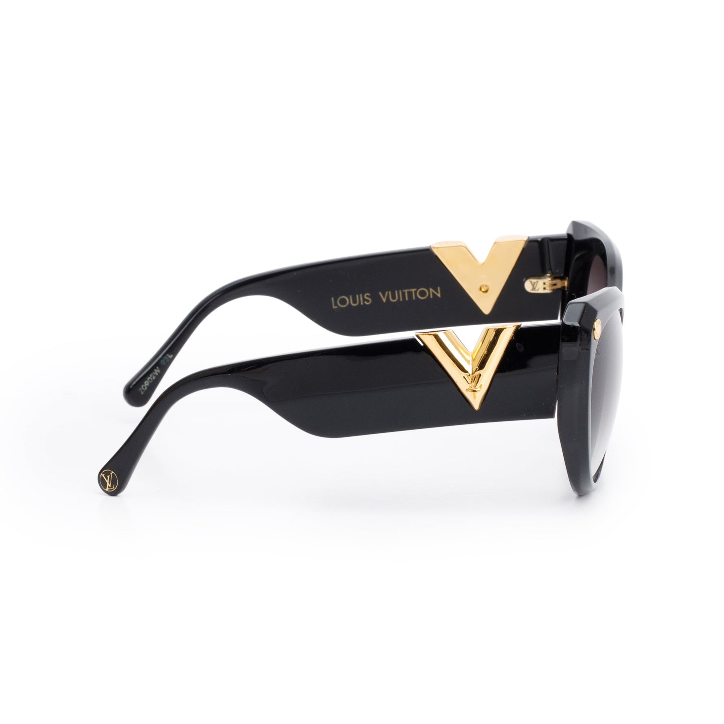 Louis Vuitton Z0902W Black Acetate My Fair Lady Sunglasses w/ Case