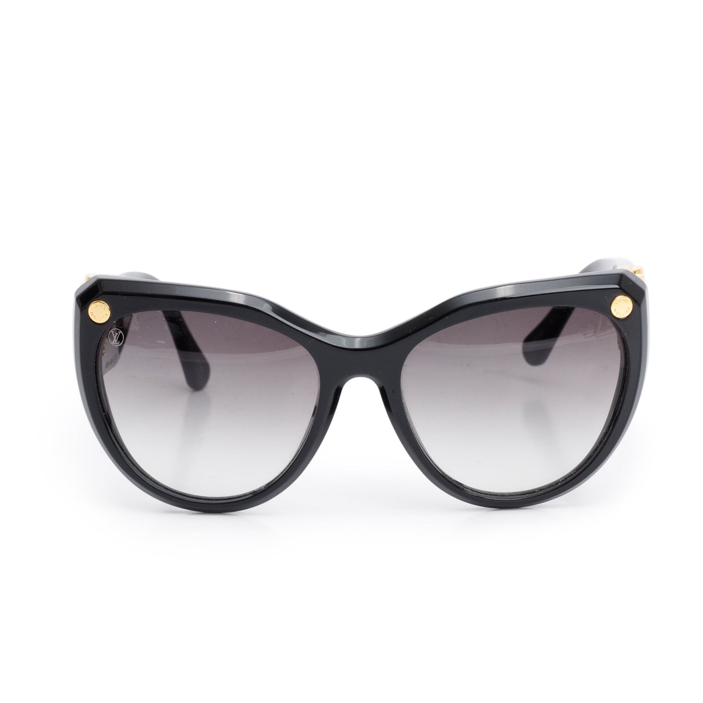 Louis Vuitton Z0902W Black Acetate My Fair Lady Sunglasses w/ Case