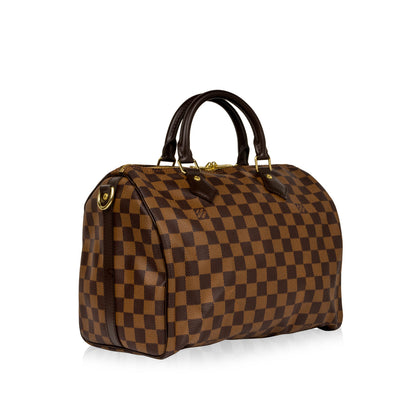 Louis Vuitton Speedy 30  Bandoulière - Damier Ebene