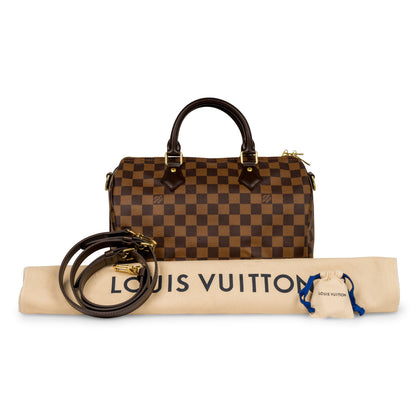 Louis Vuitton Speedy 30  Bandoulière - Damier Ebene