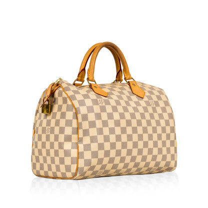 Louis Vuitton Speedy 30cm - Damier Azure