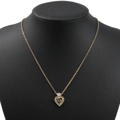Dior Logo Heart Necklace