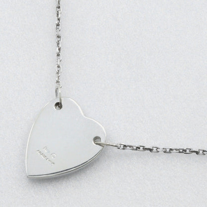 Gucci Trademark Heart Silver Necklace