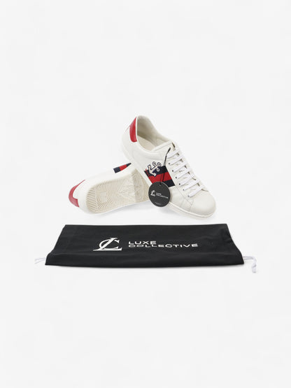 Gucci Ace Sneakers  White / Red / Blue Leather EU 43 UK 9