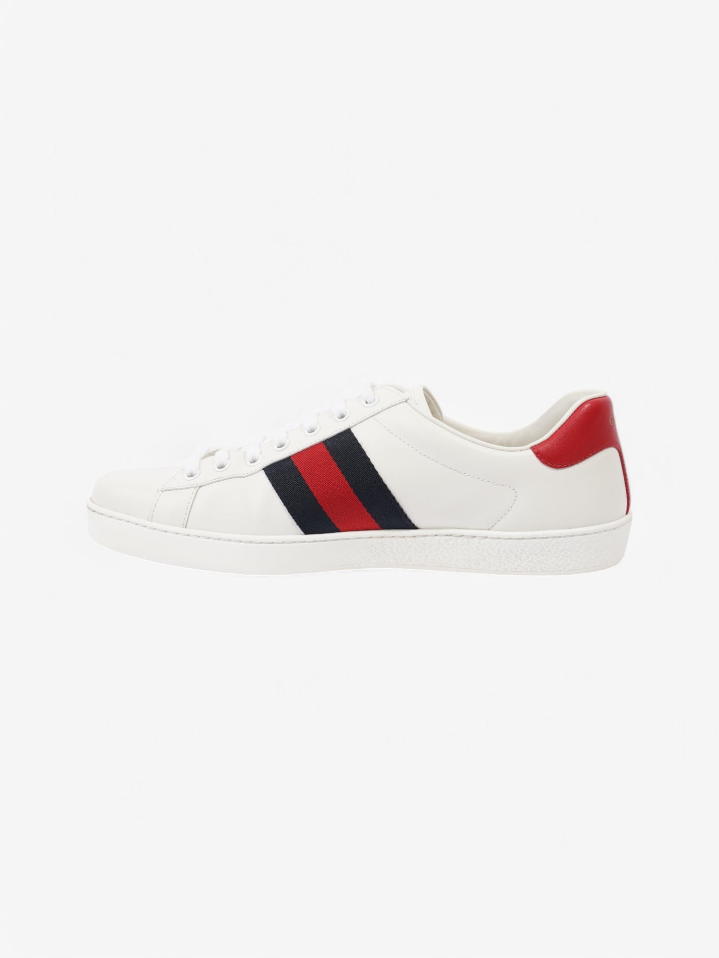 Gucci Ace Sneakers  White / Red / Blue Leather EU 43 UK 9