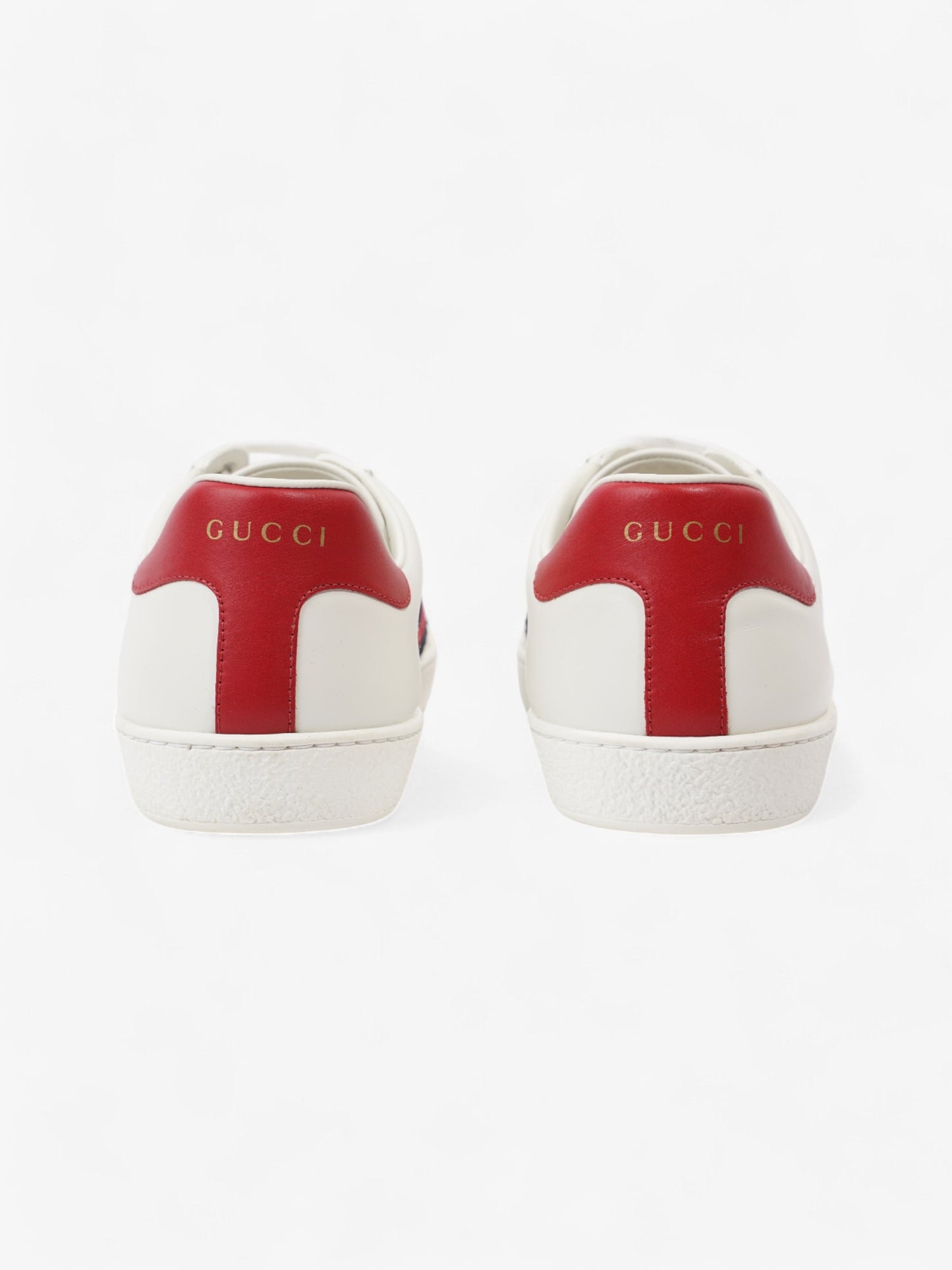 Gucci Ace Sneakers  White / Red / Blue Leather EU 43 UK 9