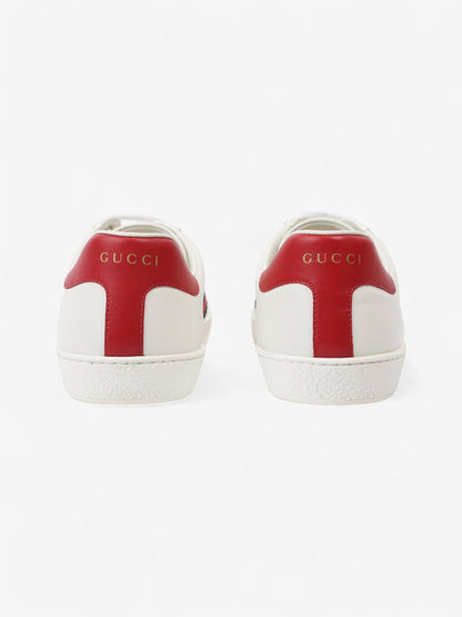 Gucci Ace Sneakers  White / Red / Blue Leather EU 43 UK 9