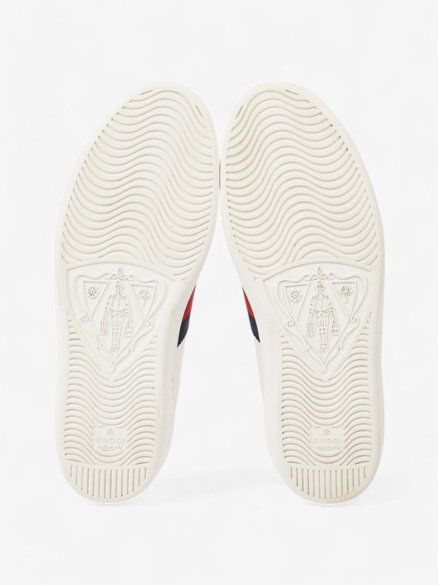 Gucci Ace Sneakers  White / Red / Blue Leather EU 43 UK 9