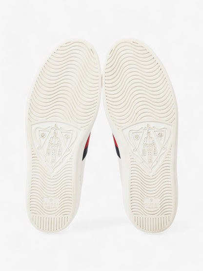 Gucci Ace Sneakers  White / Red / Blue Leather EU 43 UK 9