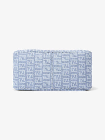 Fendi Mama Baguette Blue Canvas Mini