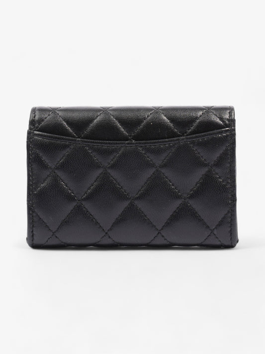 Chanel Classical Card Holder Black Lambskin Leather