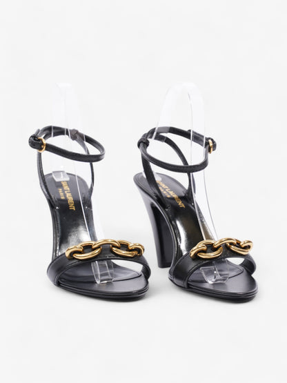 Saint Laurent Maillon 95 Black Leather EU 37 UK 4