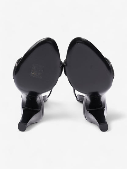 Saint Laurent Maillon 95 Black Leather EU 37 UK 4