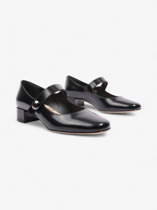 Christian Dior Uniform Mary Jane 30 Black Leather EU 38 UK 5