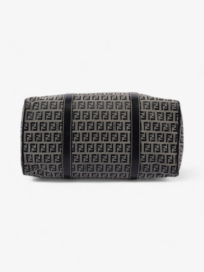 Fendi Vintage Zucchino Boston Navy / Grey Canvas