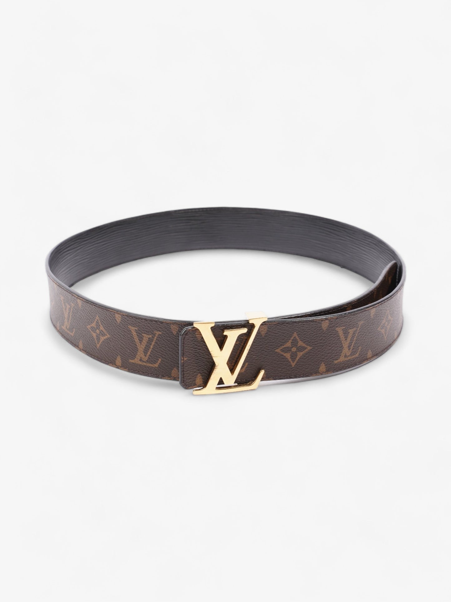 Louis Vuitton LV Reversible Belt Monogram / Black Coated Canvas 90cm 36"