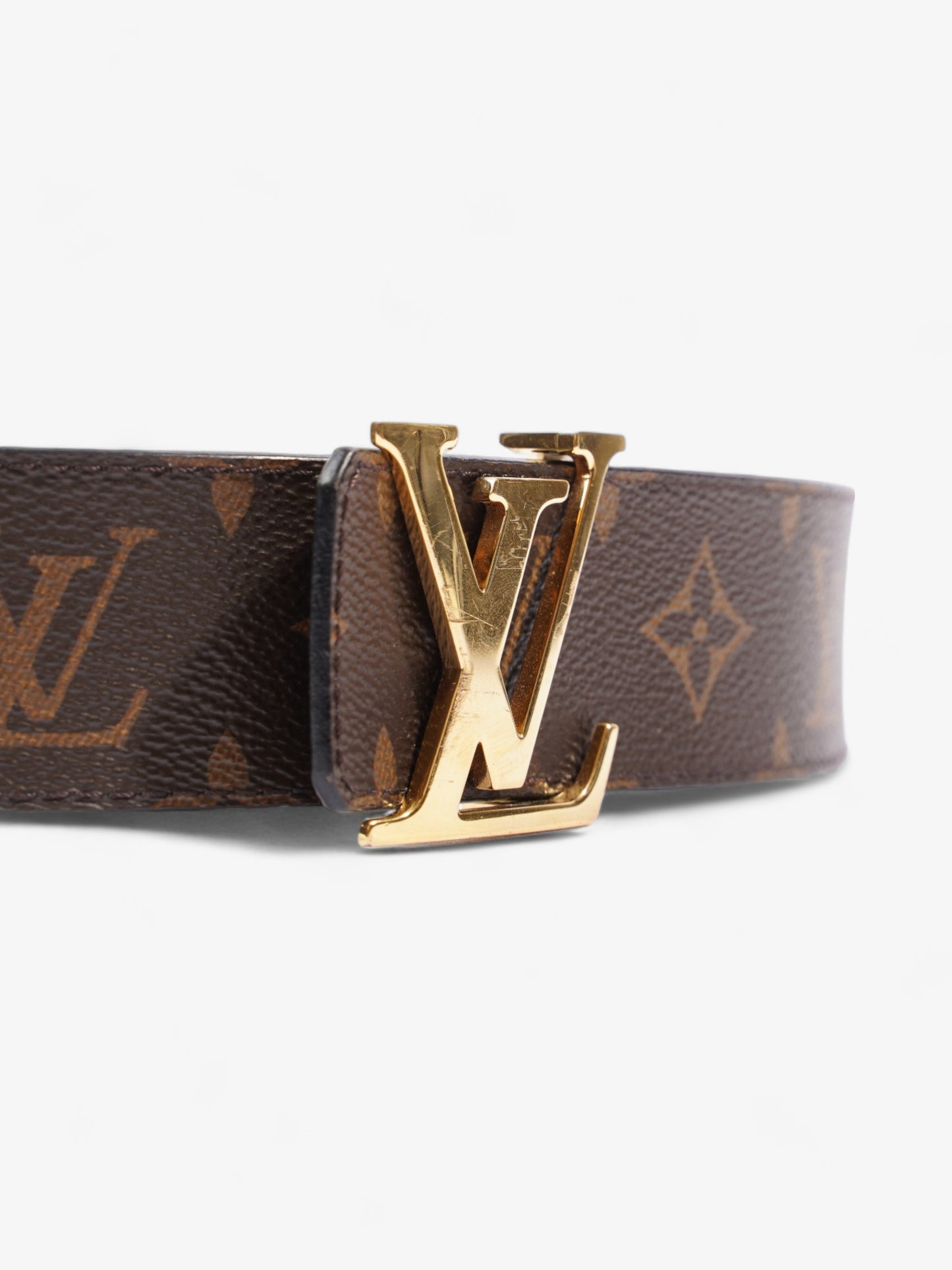 Louis Vuitton LV Reversible Belt Monogram / Black Coated Canvas 90cm 36"