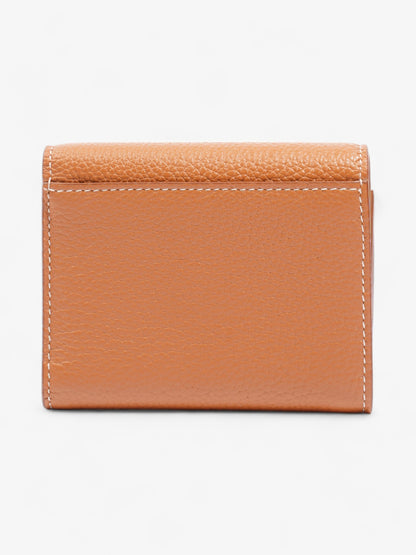 Burberry Compact Wallet Warm Russet Brown Leather