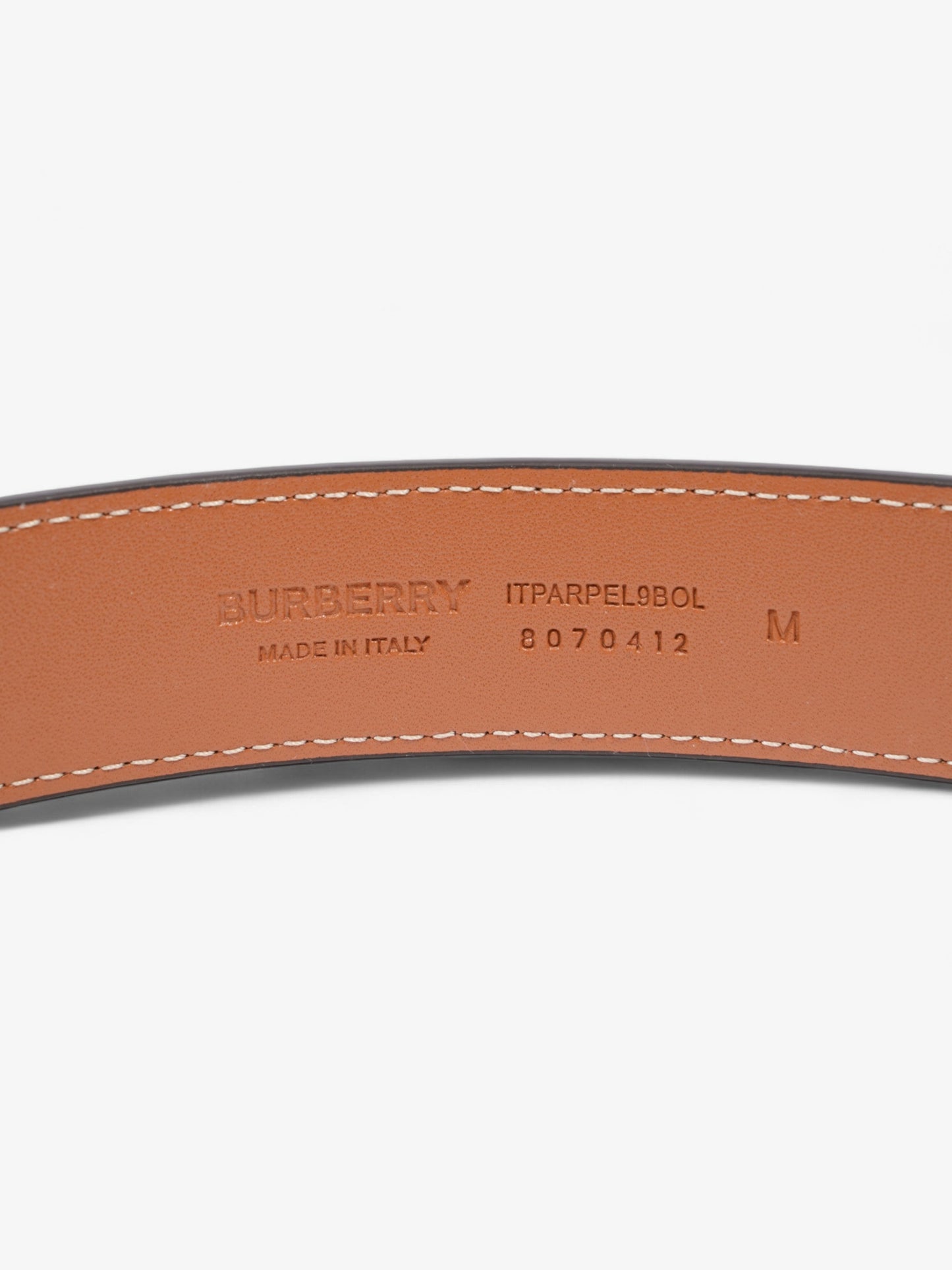 Burberry TB Belt Vintage Check / Briar Brown Canvas Medium (101cm)