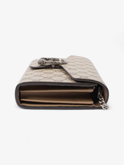 Gucci Dionysus Chain Wallet GG Supreme Coated Canvas