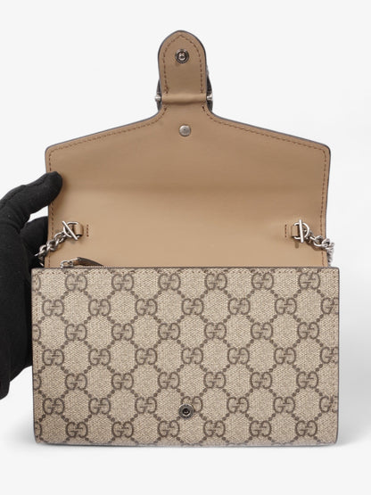 Gucci Dionysus Chain Wallet GG Supreme Coated Canvas