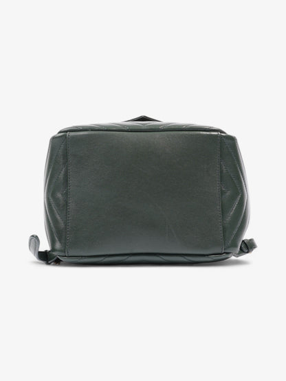Saint Laurent Joe Monogram Backpack Dark Green Matelasse Leather