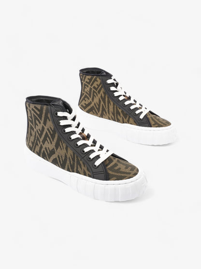 Fendi FF Vertigo High Top Monogram Suede EU 41 UK 7