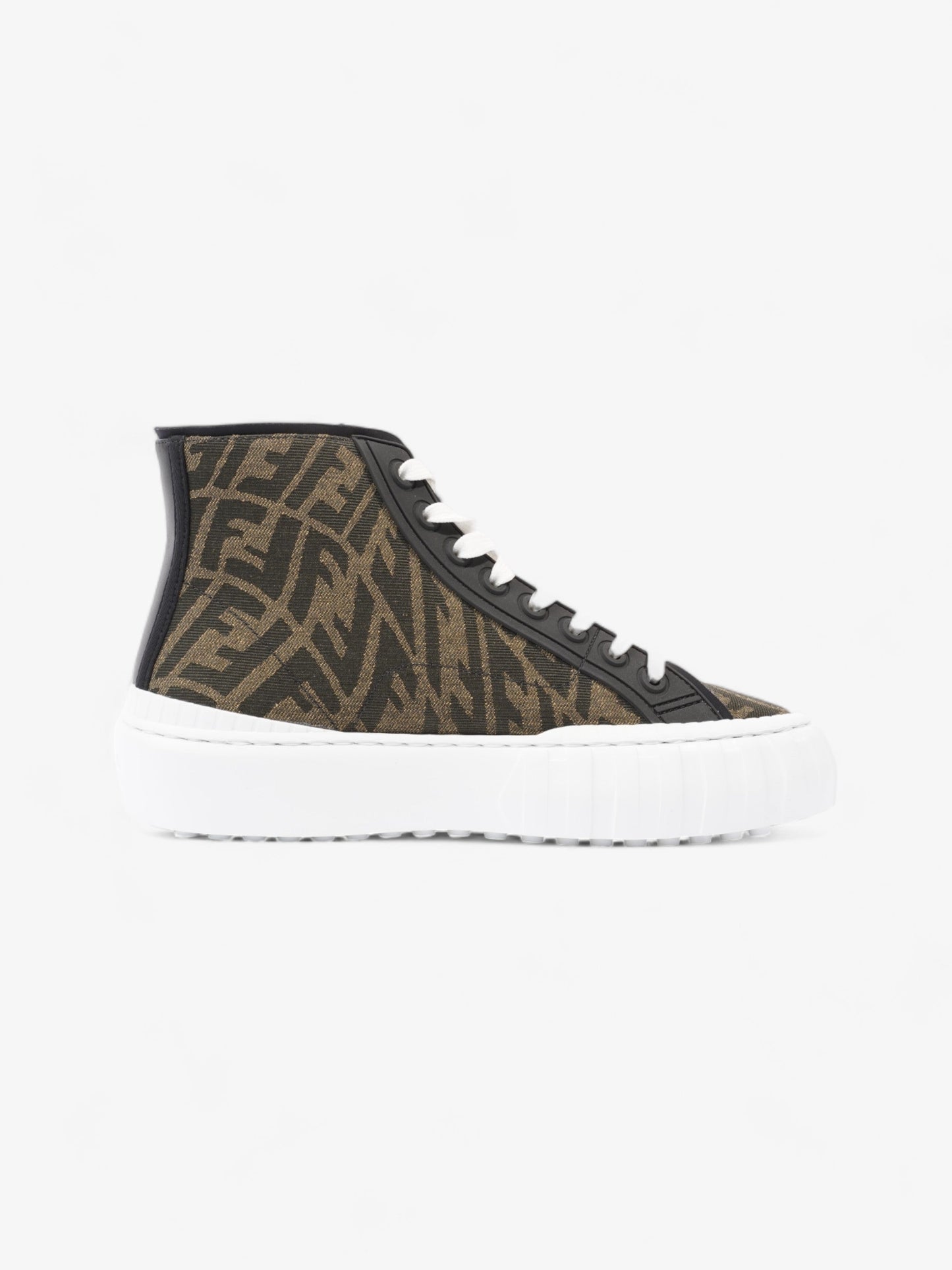 Fendi FF Vertigo High Top Monogram Suede EU 41 UK 7