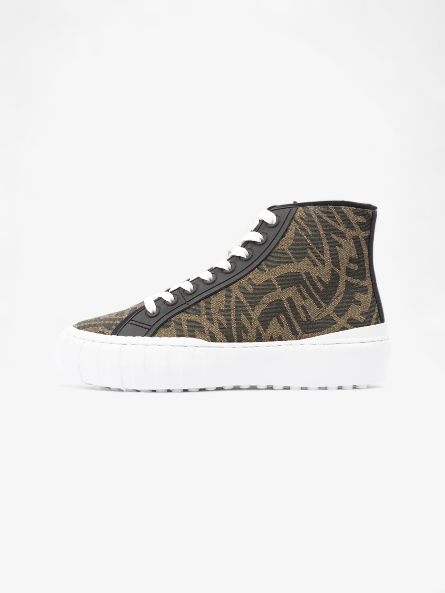 Fendi FF Vertigo High Top Monogram Suede EU 41 UK 7
