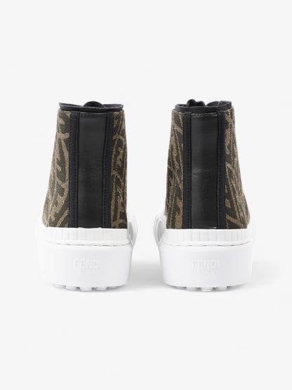 Fendi FF Vertigo High Top Monogram Suede EU 41 UK 7