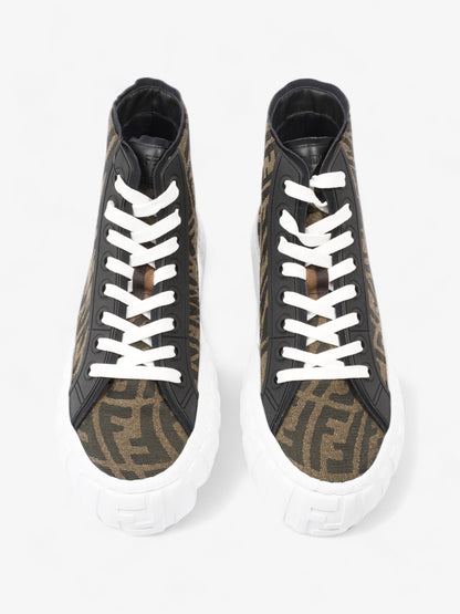 Fendi FF Vertigo High Top Monogram Suede EU 41 UK 7