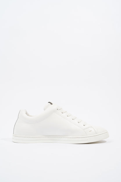 Fendi Monster Eyes Sneaker White / Gold / Black Leather EU 42 UK 8