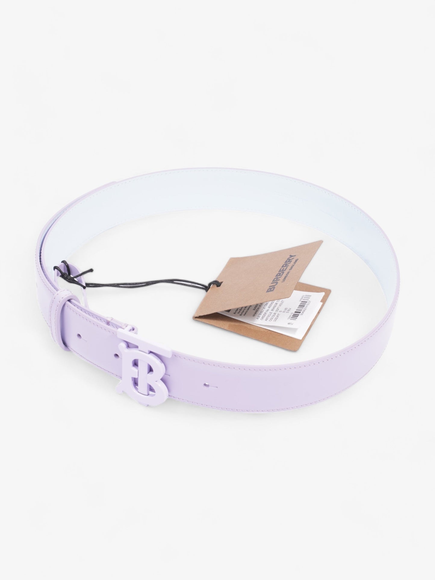 Burberry TB Belt Soft Violet Calfskin Leather Small (62.5-77.5cm)