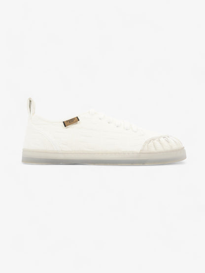 Fendi Fendi FF Sneakers White Canvas EU 40 UK 7