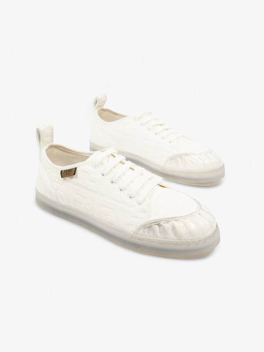 Fendi Fendi FF Sneakers White Canvas EU 40 UK 7