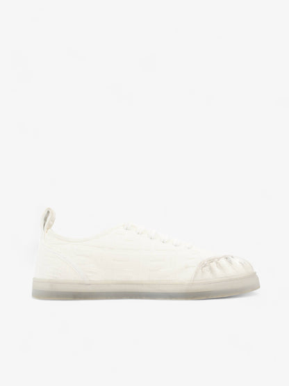 Fendi Fendi FF Sneakers White Canvas EU 40 UK 7