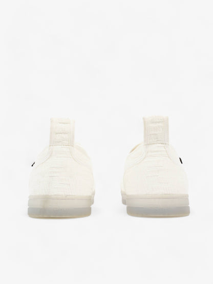Fendi Fendi FF Sneakers White Canvas EU 40 UK 7