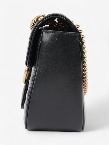 Gucci Marmont Flap Black Matelasse Leather Small