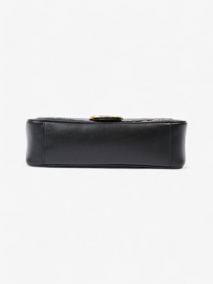Gucci Marmont Flap Black Matelasse Leather Small