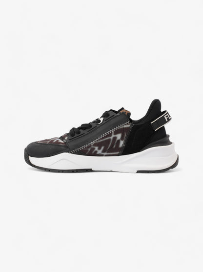 Fendi Flow Sneakers Black / White Canvas EU 38 UK 5
