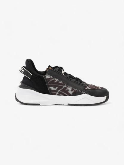 Fendi Flow Sneakers Black / White Canvas EU 38 UK 5