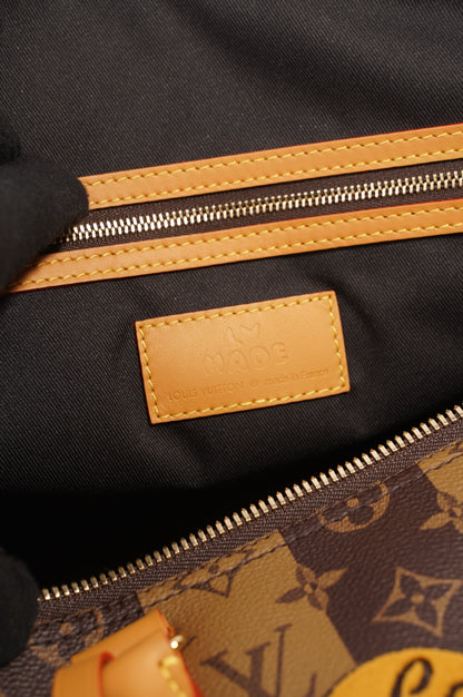 Louis Vuitton x Nigo Keepall Bandouliere Reverse Monogram Canvas 50