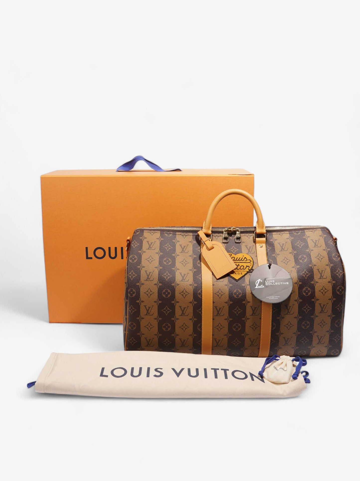 Louis Vuitton x Nigo Keepall Bandouliere Reverse Monogram Canvas 50