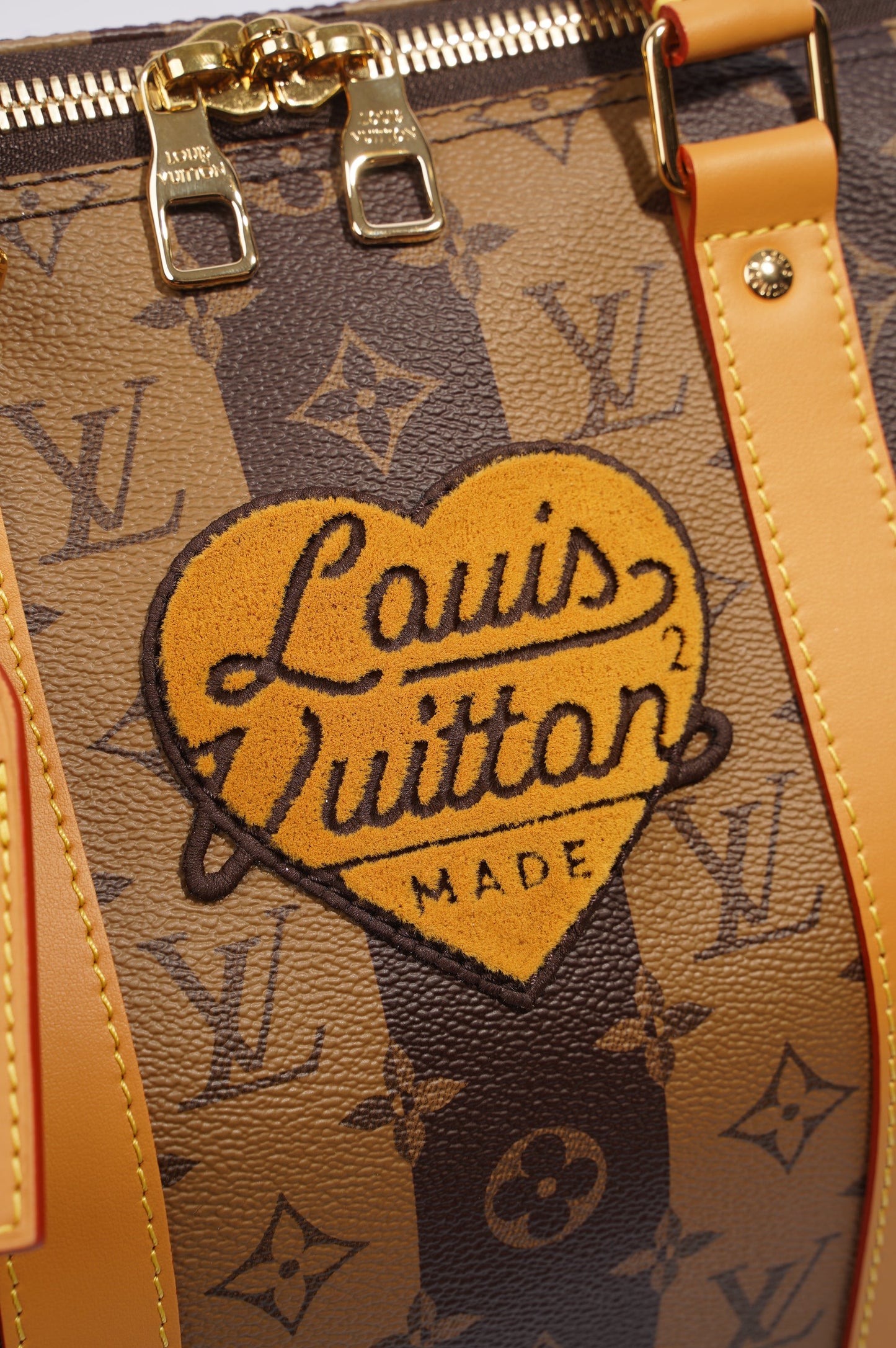 Louis Vuitton x Nigo Keepall Bandouliere Reverse Monogram Canvas 50