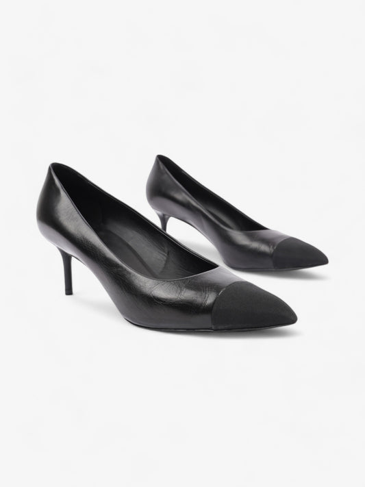 Chanel Pointed Heel 65mm Black Leather EU 41 UK 8