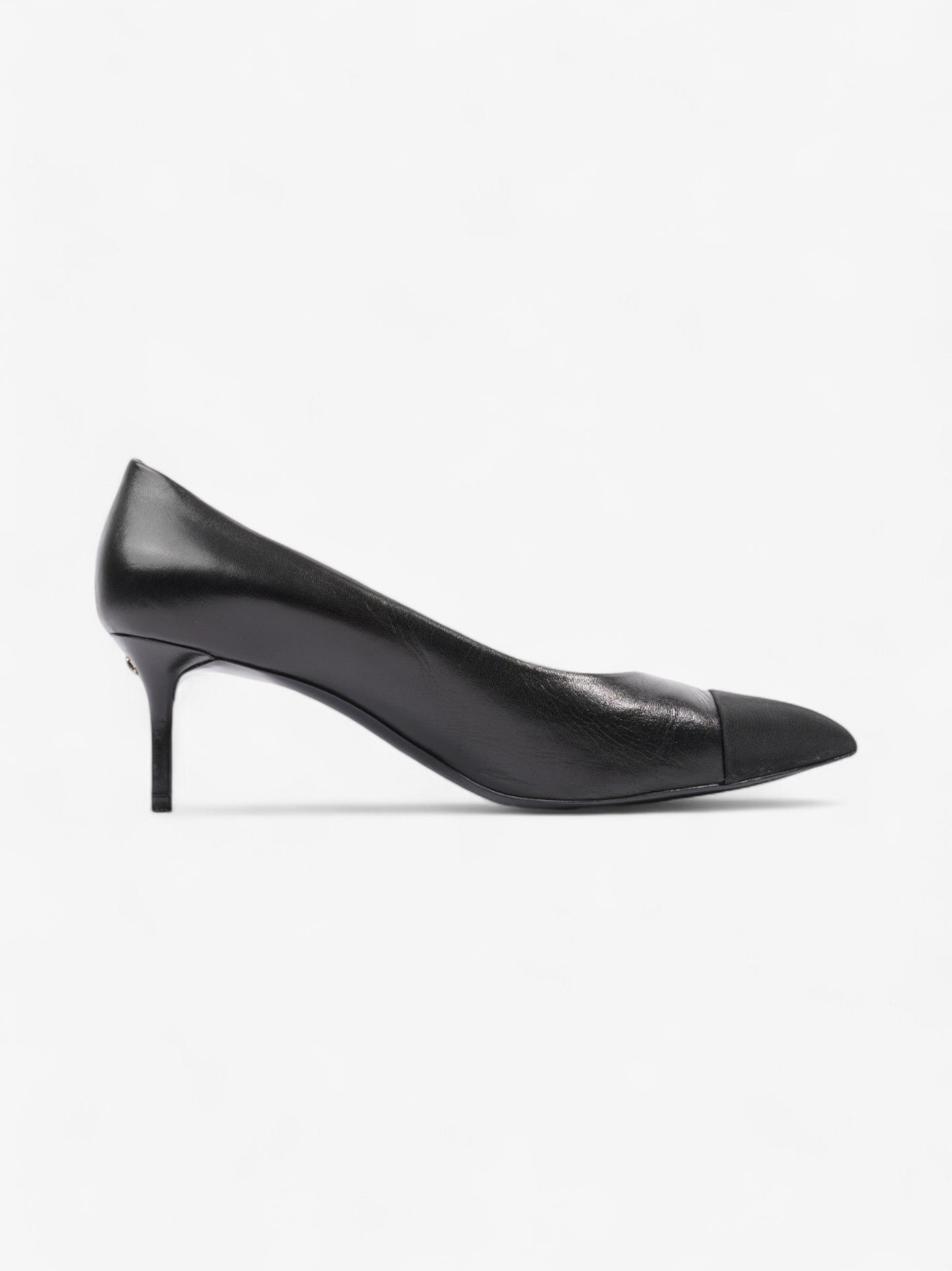 Chanel Pointed Heel 65mm Black Leather EU 41 UK 8