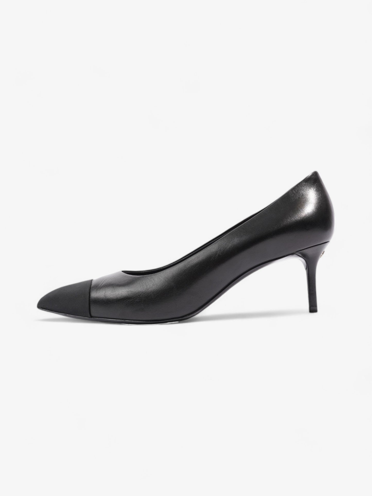 Chanel Pointed Heel 65mm Black Leather EU 41 UK 8