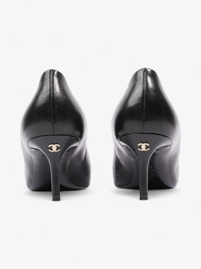 Chanel Pointed Heel 65mm Black Leather EU 41 UK 8