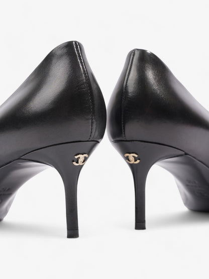 Chanel Pointed Heel 65mm Black Leather EU 41 UK 8